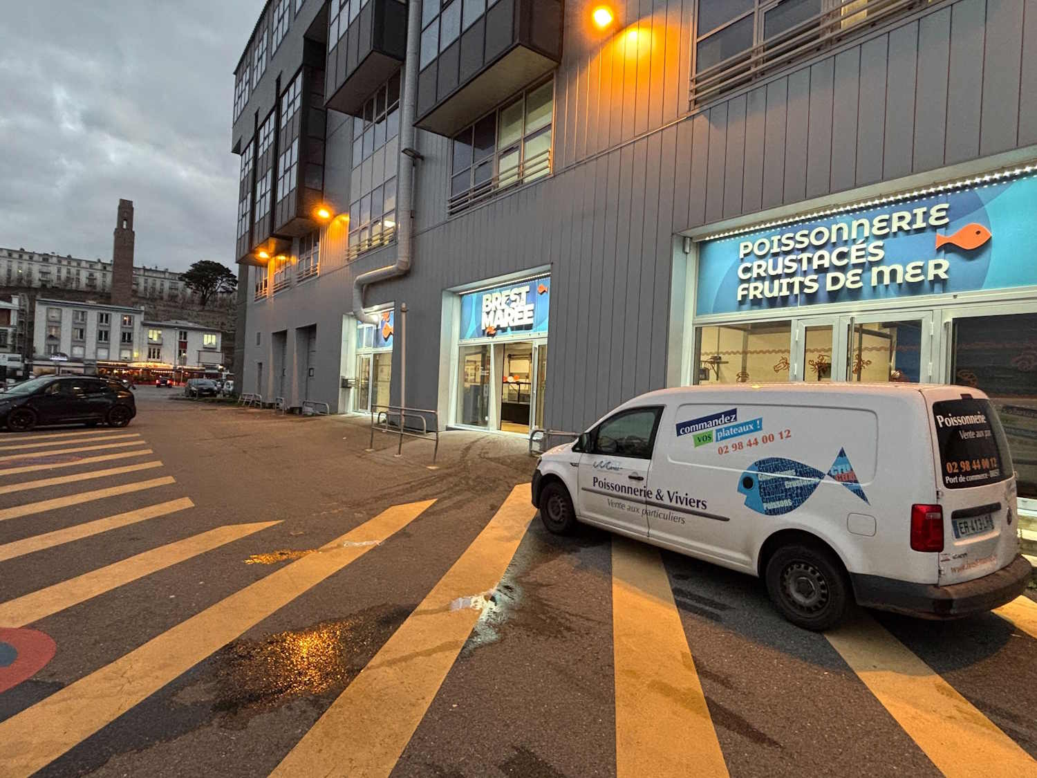 Poissonnerie Brest marée